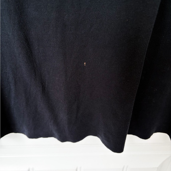 Wolford Black Loose Fit Swing Top Long Sleeve Size Small - Picture 3 of 4